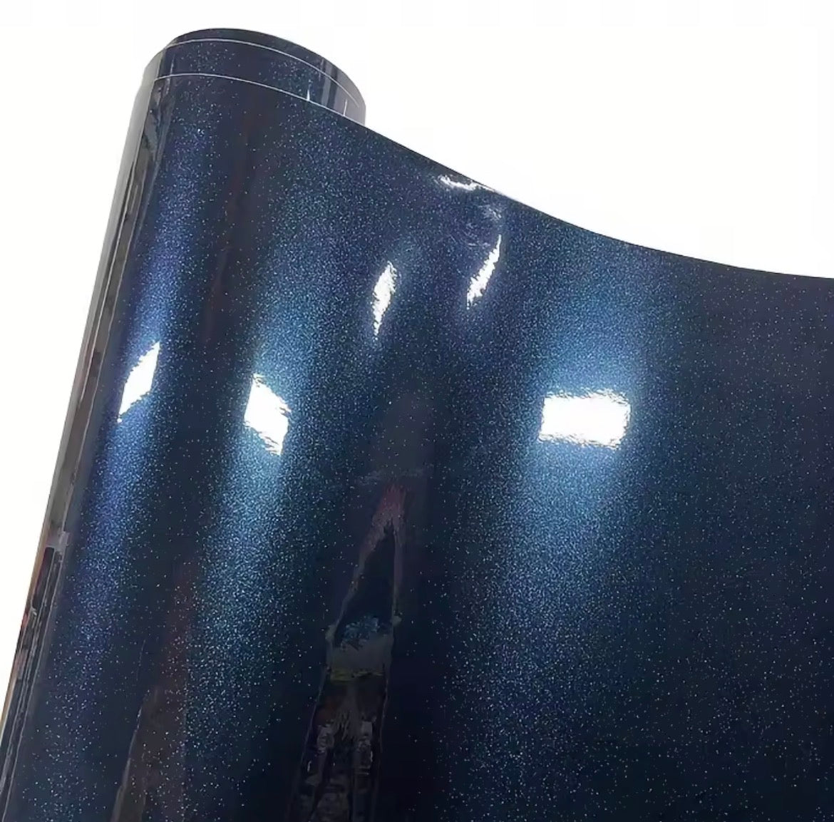 Flash Supplies Midnight Blue Metallic Vinyl Wrap for E-Bikes