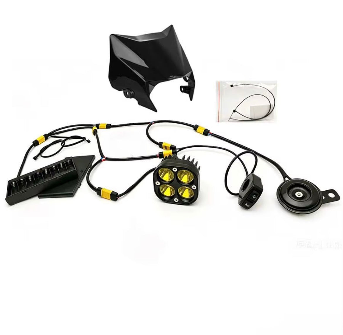 Flashsupplies Ultra-bee light & horn set with frame